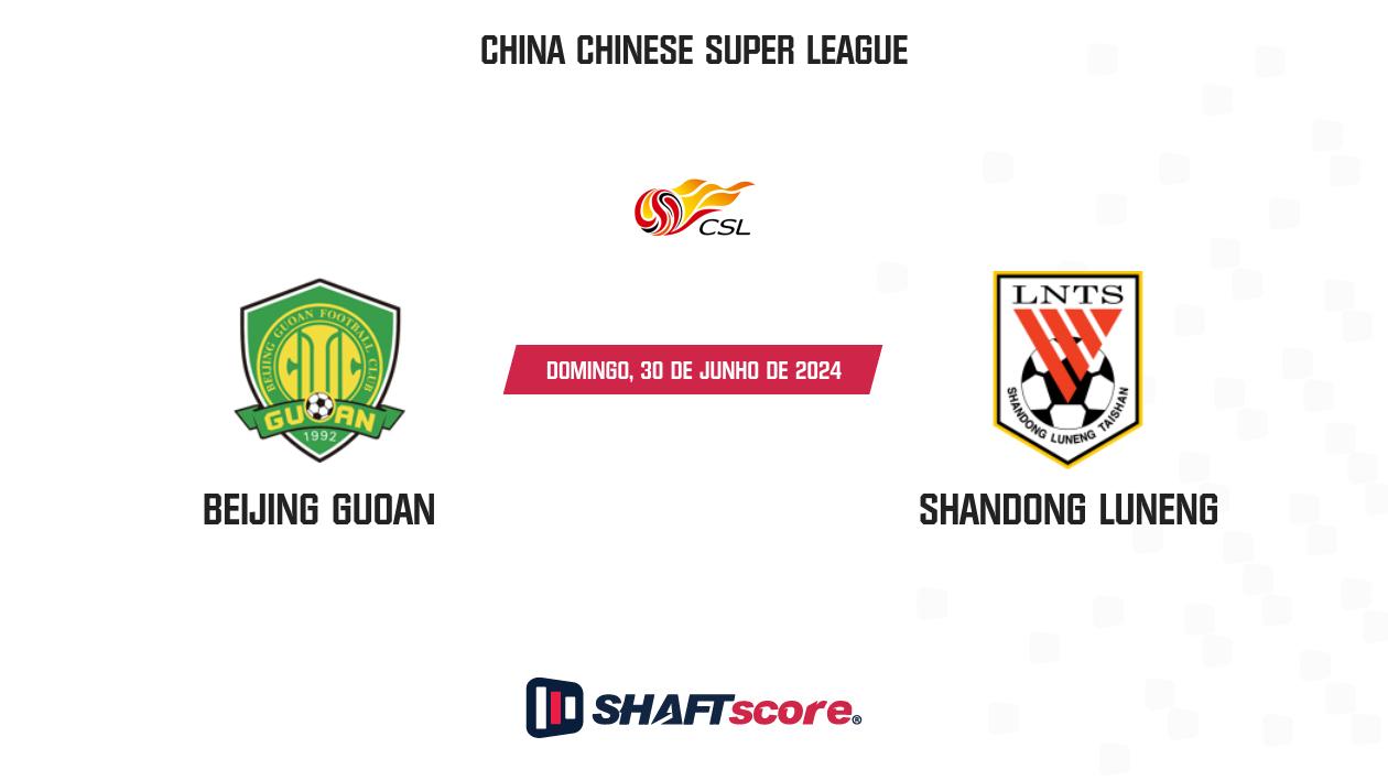 Palpite: Beijing Guoan vs Shandong Luneng