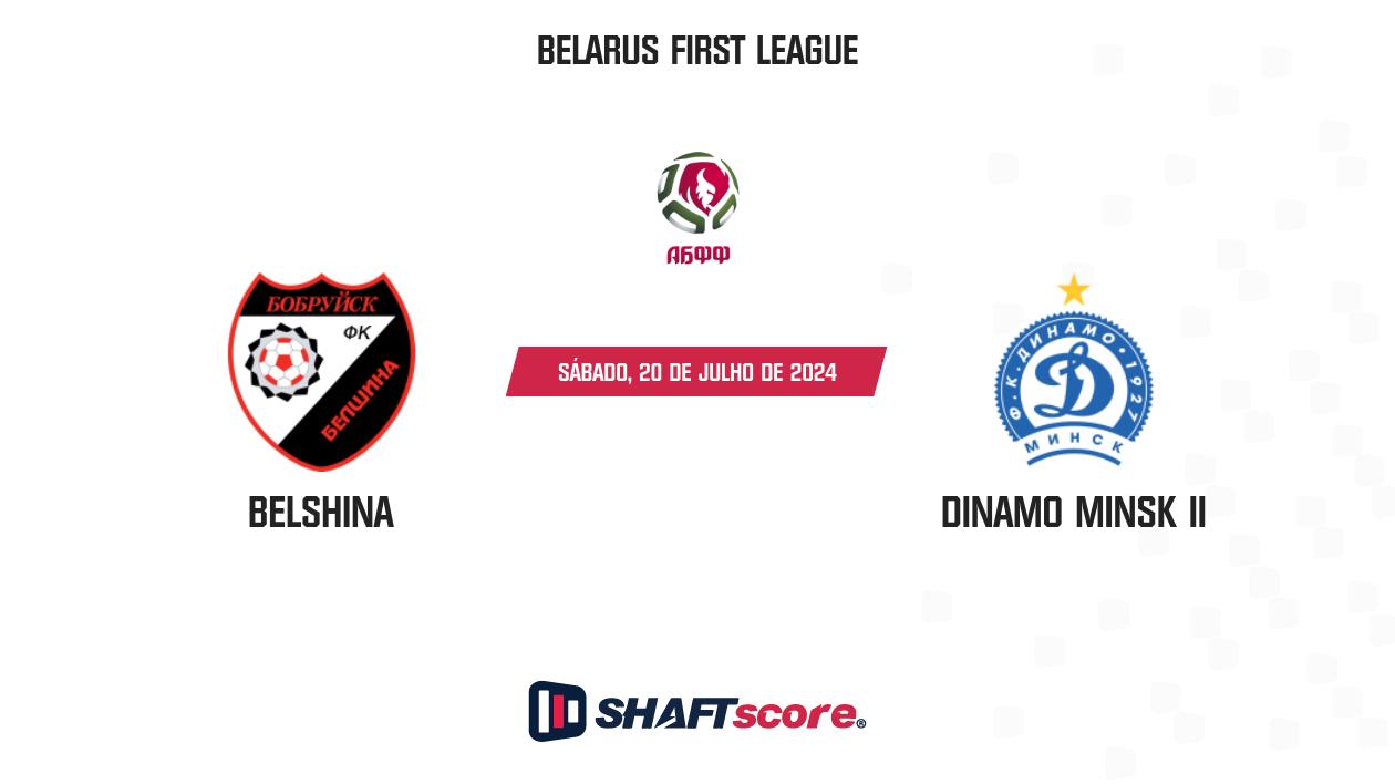 Palpite: Belshina vs Dinamo Minsk II