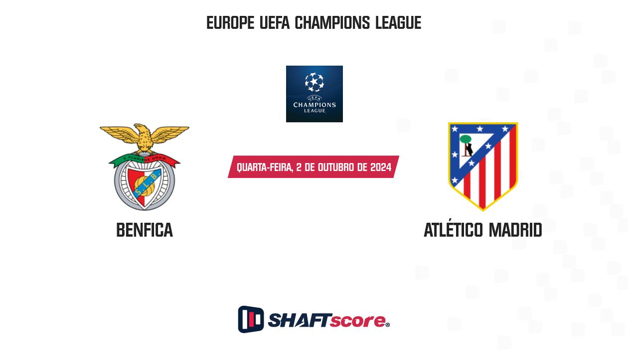 Palpite: Benfica vs Atlético Madrid