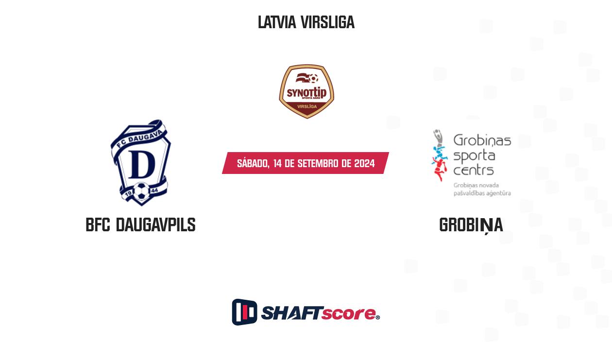 Palpite: BFC Daugavpils vs Grobiņa