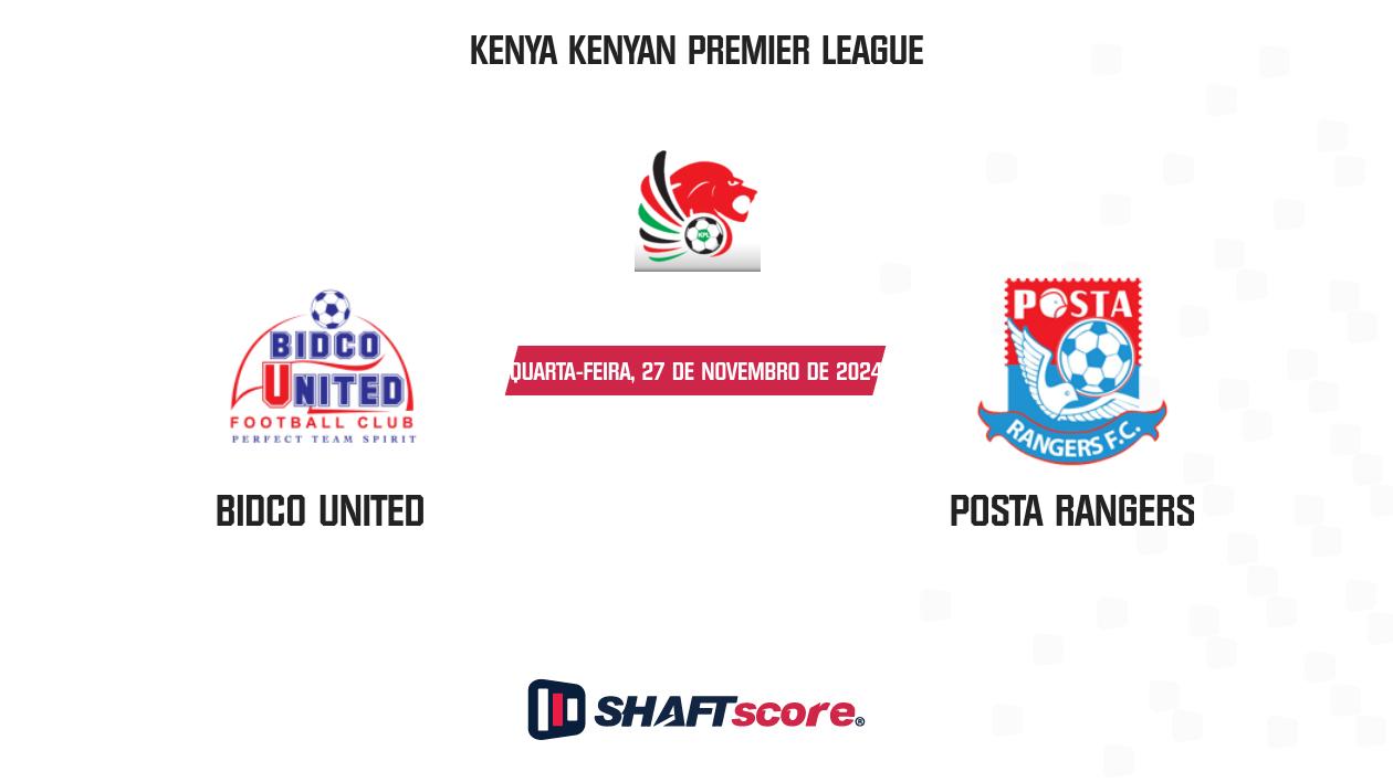 Palpite: Bidco United vs Posta Rangers