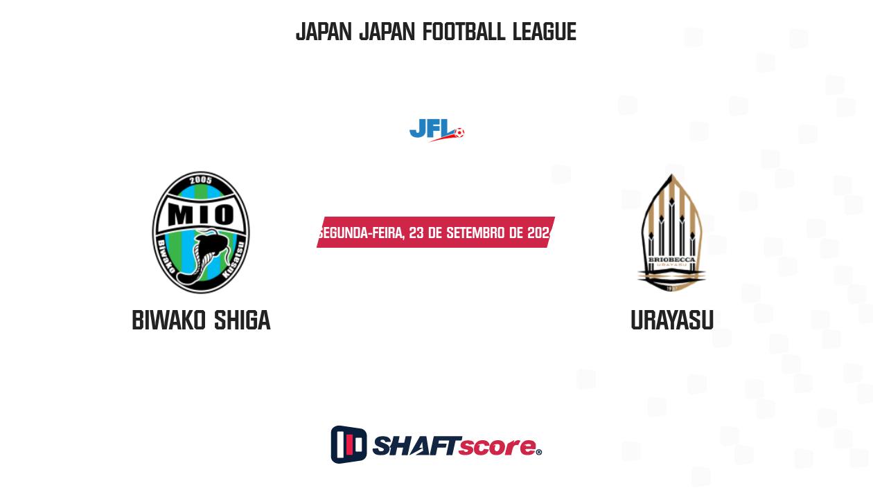 Palpite: Biwako Shiga vs Urayasu