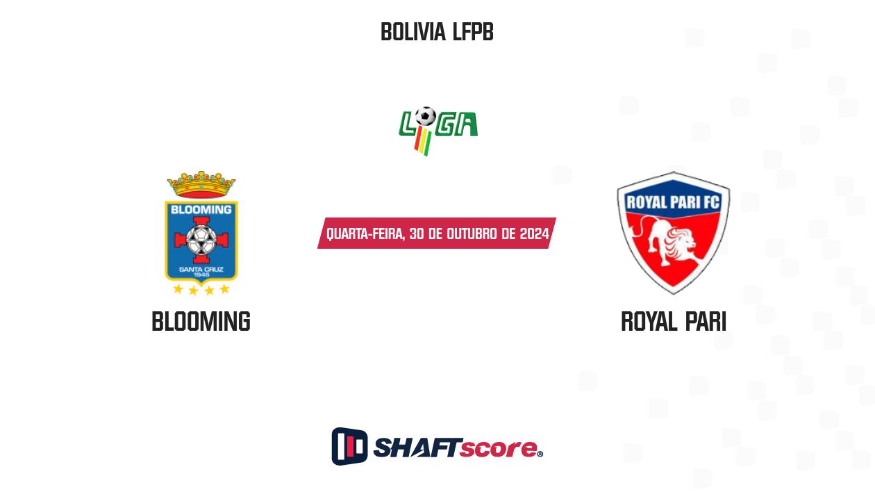 Palpite: Blooming vs Royal Pari