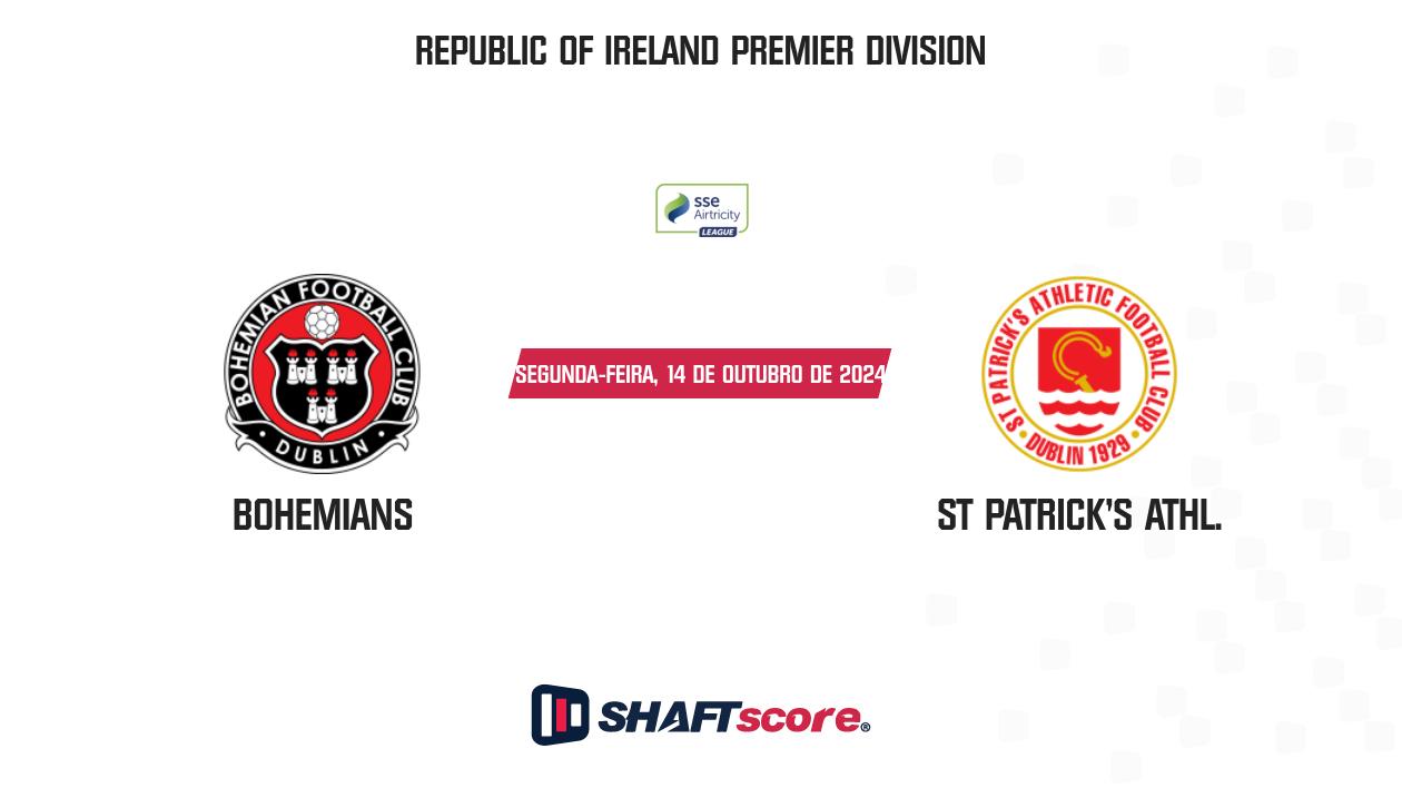 Palpite: Bohemians vs St Patrick's Athl.