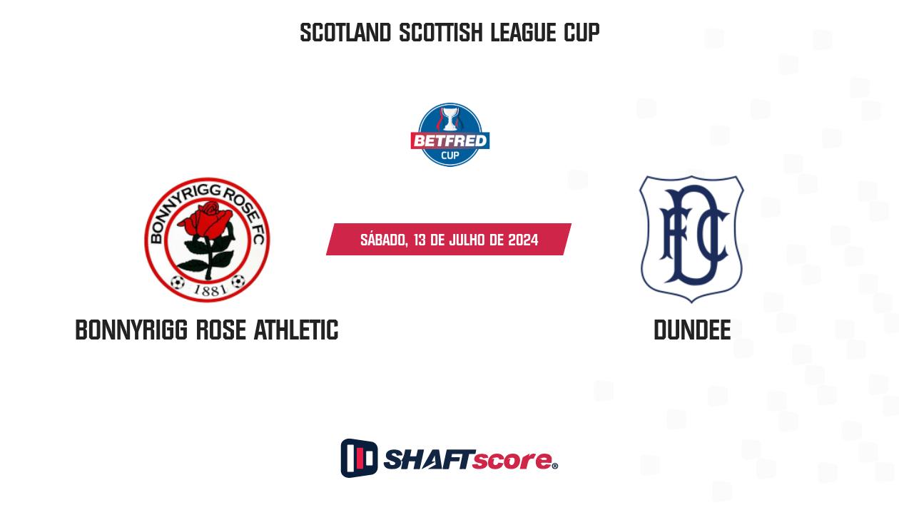 Palpite: Bonnyrigg Rose Athletic vs Dundee