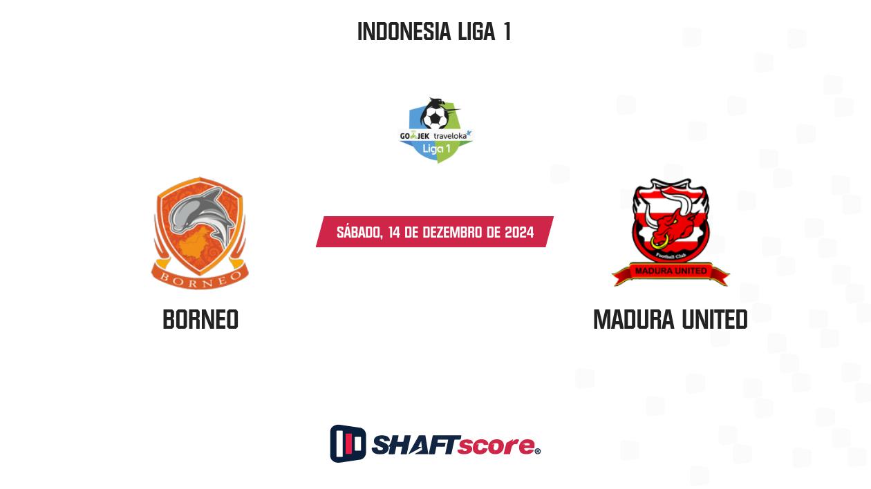 Palpite: Borneo vs Madura United