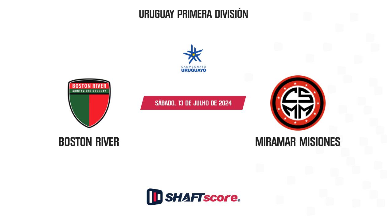 Palpite: Boston River vs Miramar Misiones