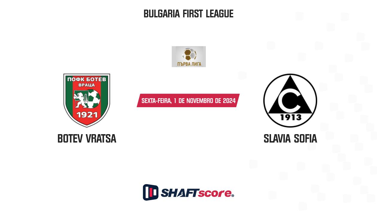 Palpite: Botev Vratsa vs Slavia Sofia