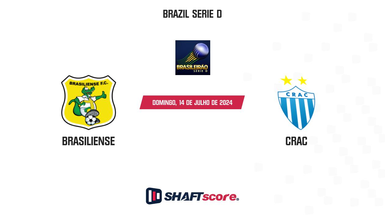 Palpite: Brasiliense vs CRAC