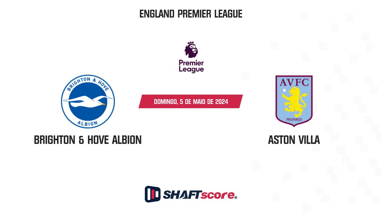 Palpite: Brighton & Hove Albion vs Aston Villa