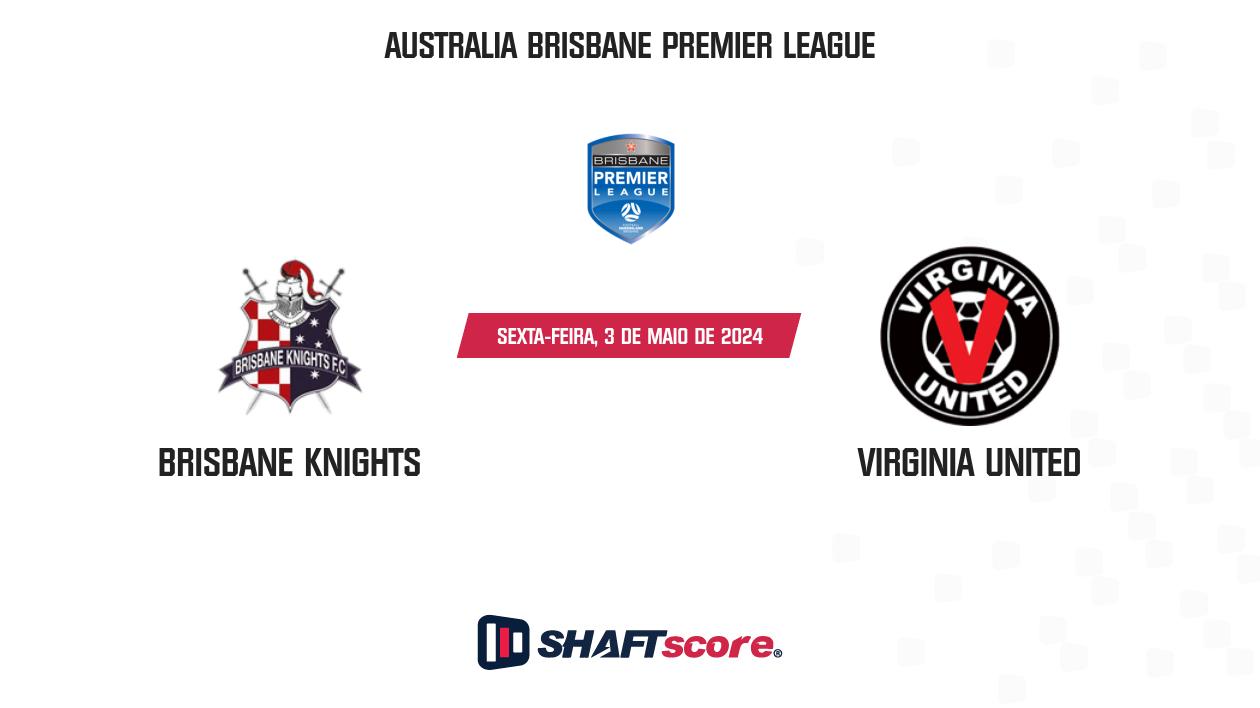 Palpite: Brisbane Knights vs Virginia United