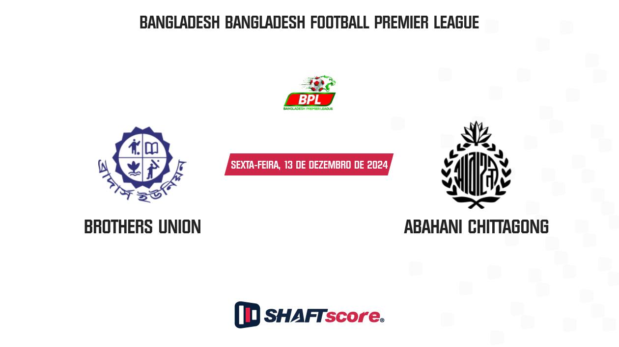 Palpite: Brothers Union vs Abahani Chittagong