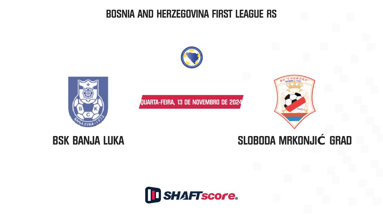 Palpite: BSK Banja Luka vs Sloboda Mrkonjić Grad