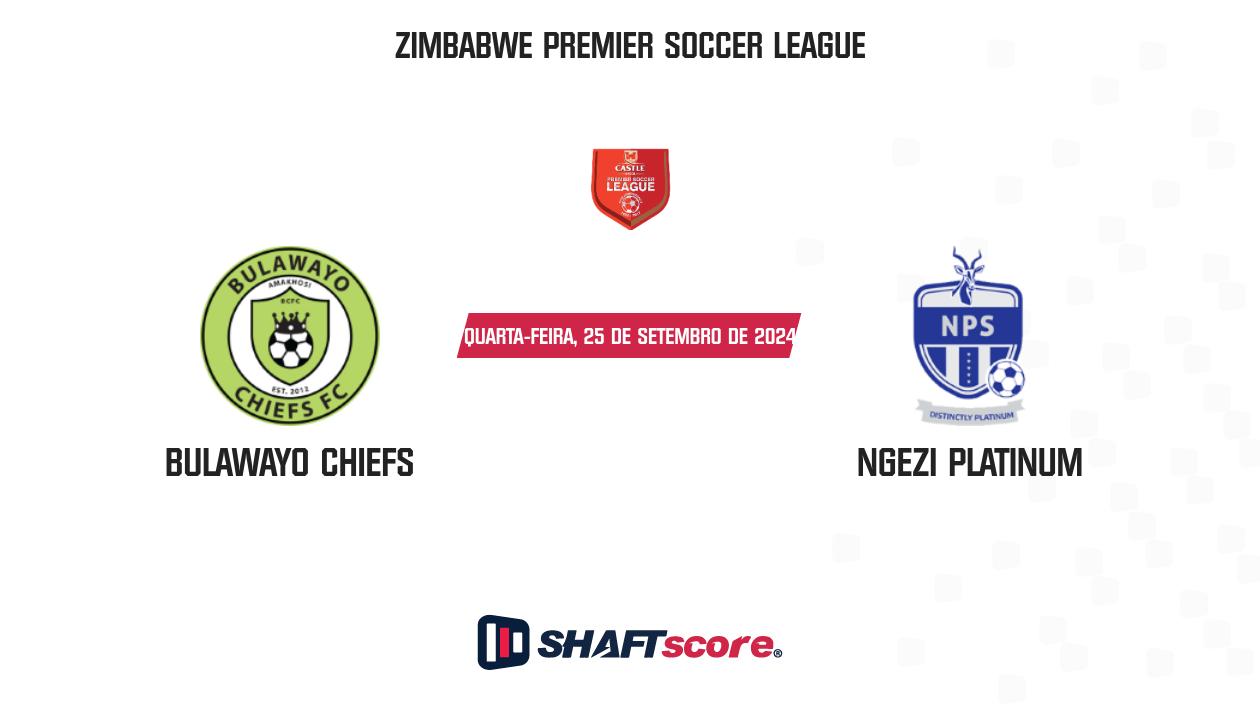 Palpite: Bulawayo Chiefs vs Ngezi Platinum