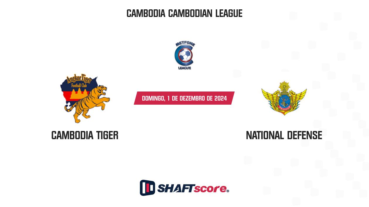 Palpite: Cambodia Tiger vs National Defense