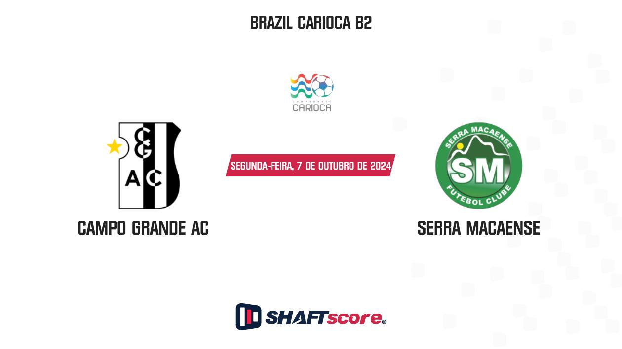 Palpite: Campo Grande AC vs Serra Macaense