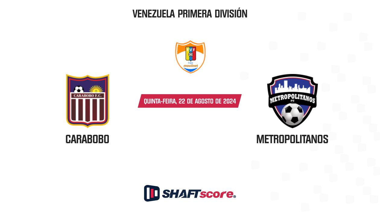 Palpite: Carabobo vs Metropolitanos