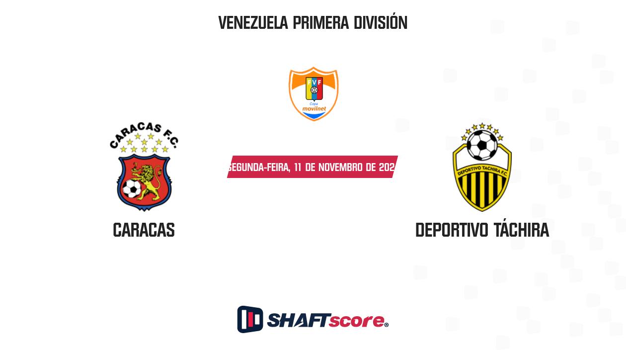 Palpite: Caracas vs Deportivo Táchira