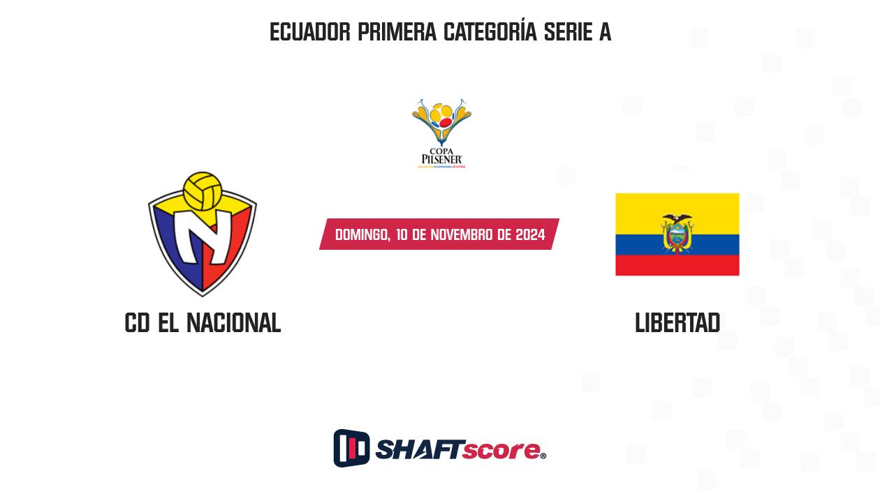 Palpite: CD El Nacional vs Libertad