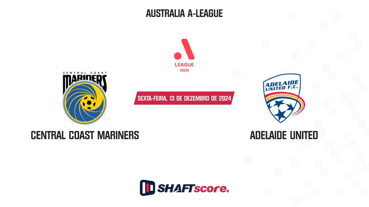 Palpite: Central Coast Mariners vs Adelaide United