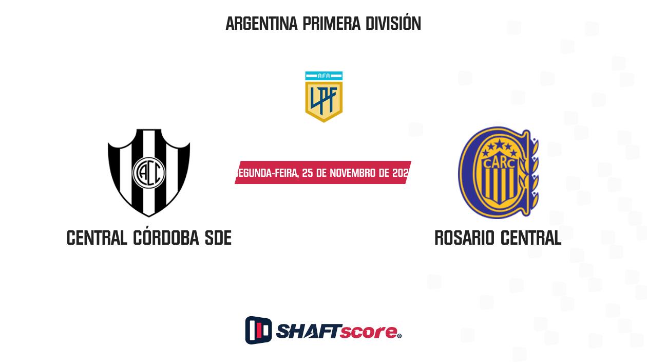 Palpite: Central Córdoba SdE vs Rosario Central