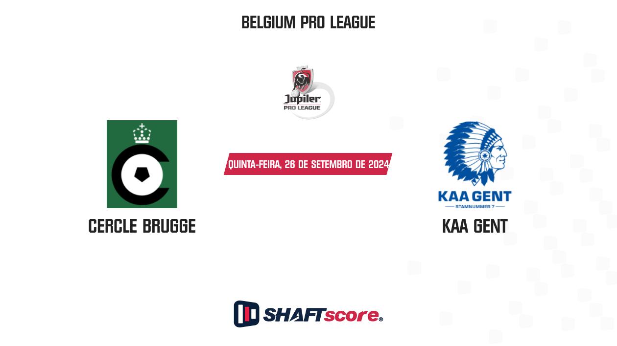 Palpite: Cercle Brugge vs KAA Gent