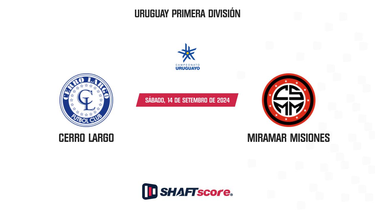 Palpite: Cerro Largo vs Miramar Misiones