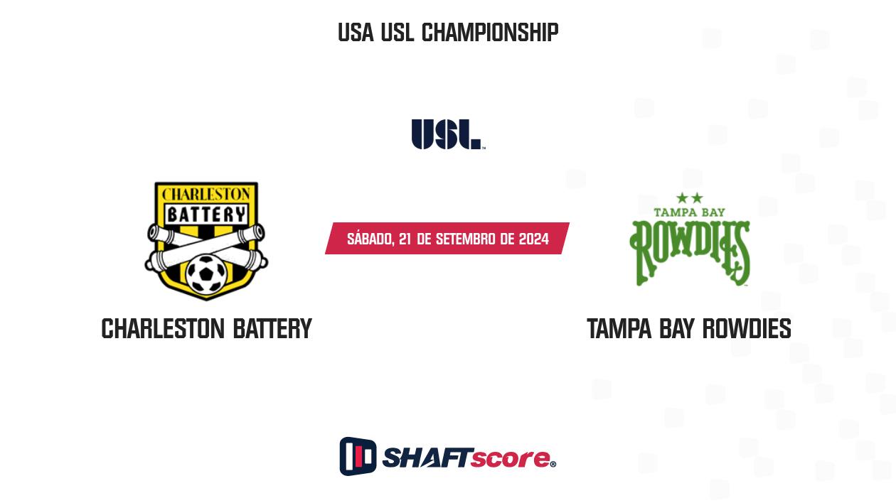 Palpite: Charleston Battery vs Tampa Bay Rowdies