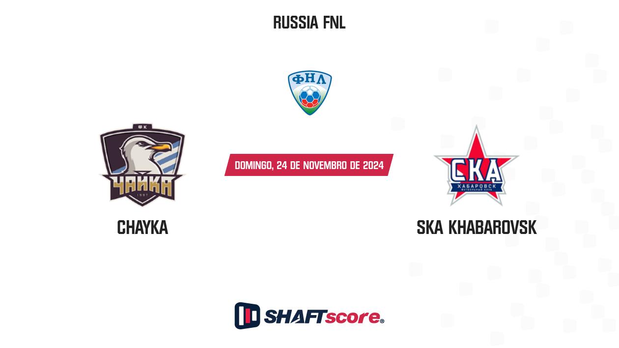 Palpite: Chayka vs SKA Khabarovsk