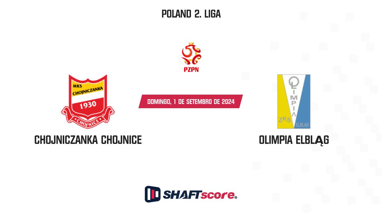 Palpite: Chojniczanka Chojnice vs Olimpia Elbląg