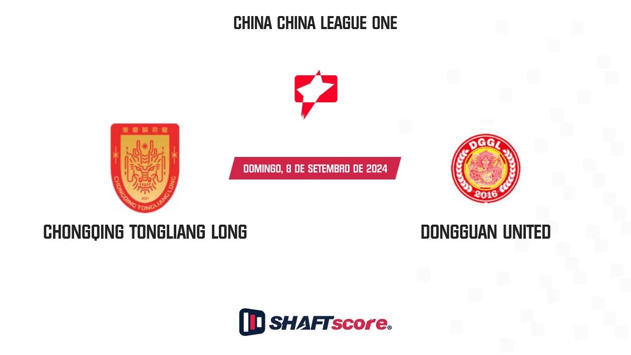 Palpite: Chongqing Tongliang Long vs Dongguan United