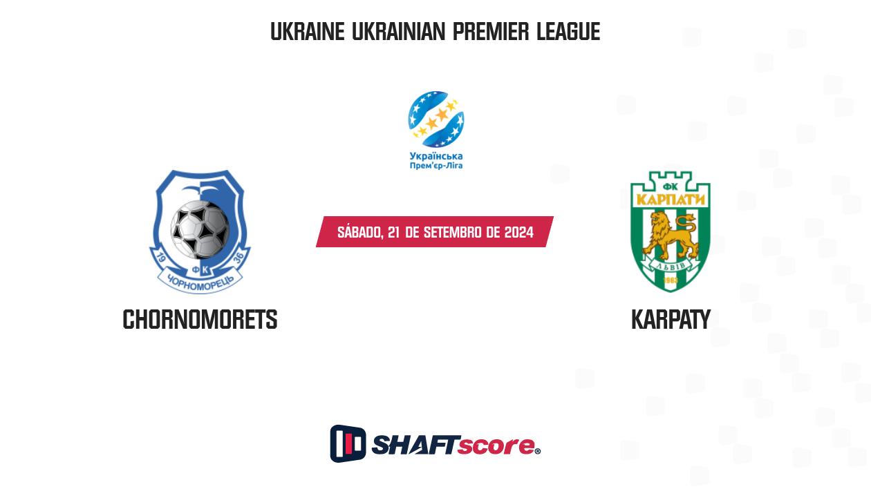 Palpite: Chornomorets vs Karpaty