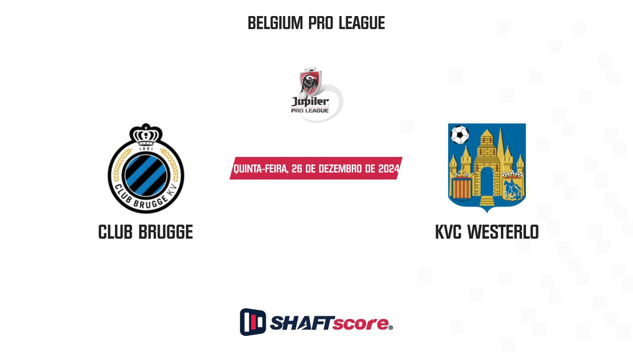 Palpite: Club Brugge vs KVC Westerlo