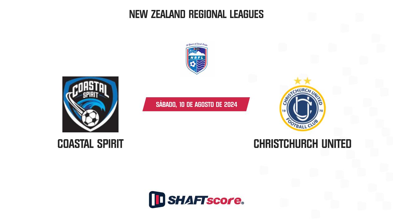 Palpite: Coastal Spirit vs Christchurch United