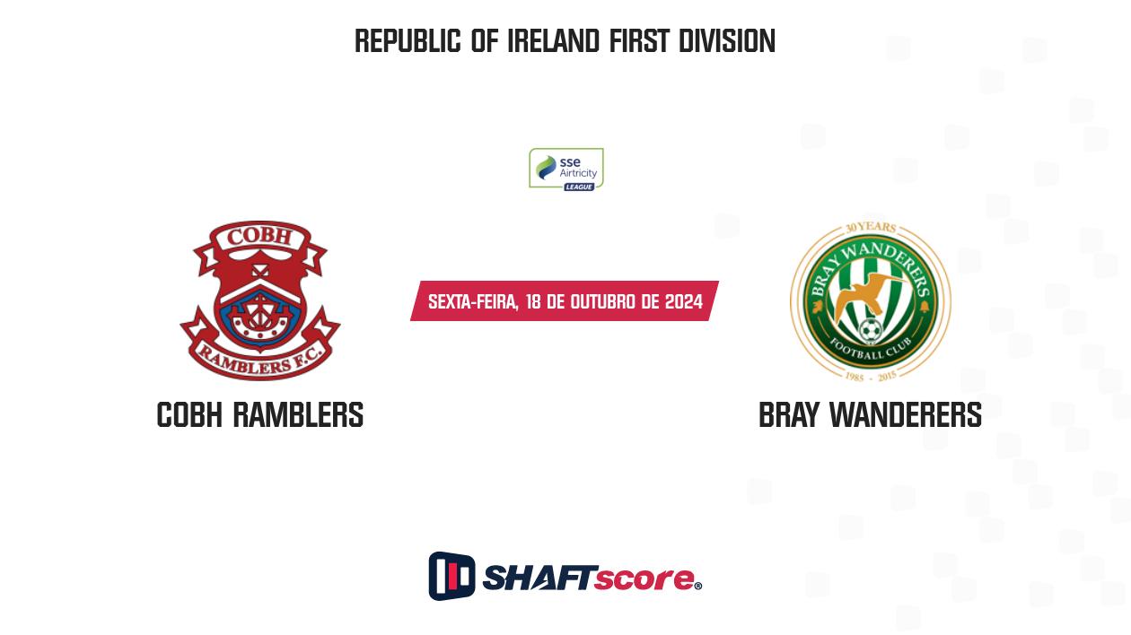 Palpite: Cobh Ramblers vs Bray Wanderers