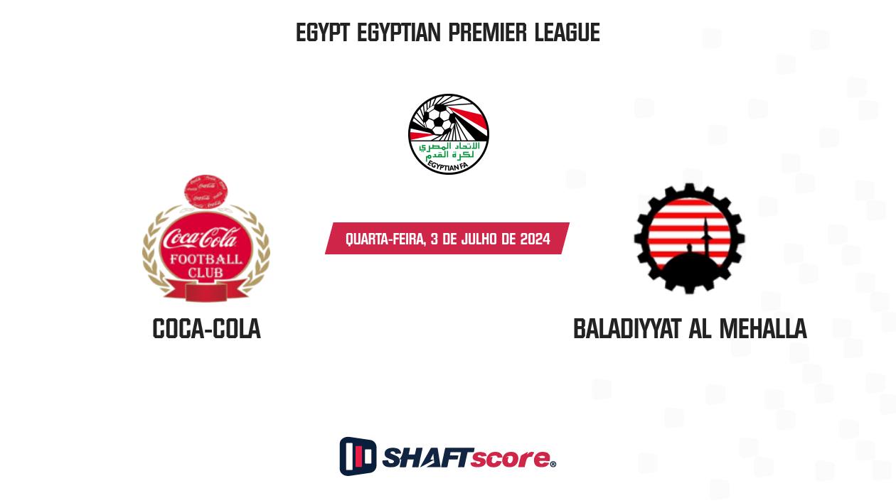 Palpite: Coca-Cola vs Baladiyyat Al Mehalla