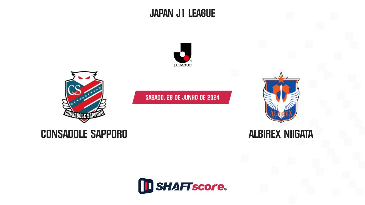 Palpite: Consadole Sapporo vs Albirex Niigata