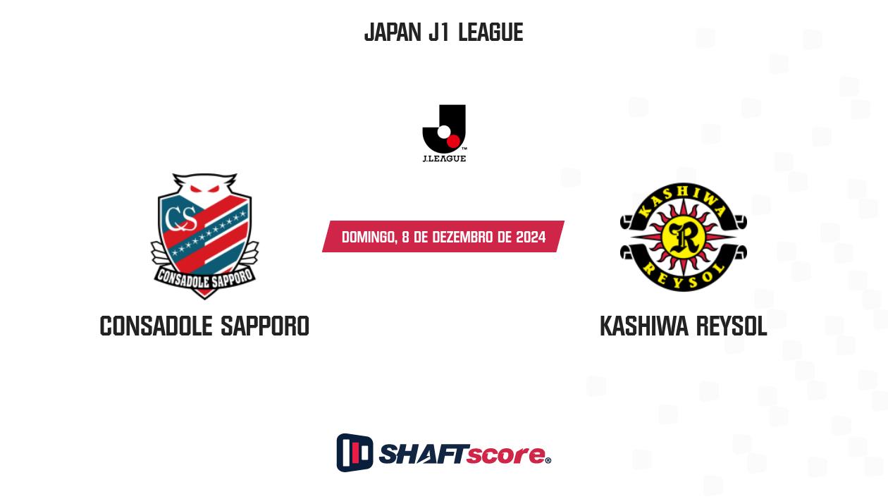 Palpite: Consadole Sapporo vs Kashiwa Reysol