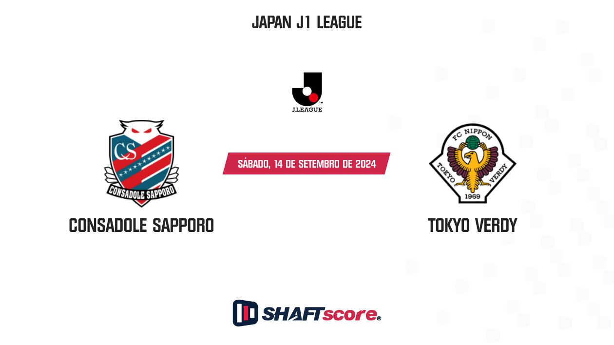 Palpite: Consadole Sapporo vs Tokyo Verdy