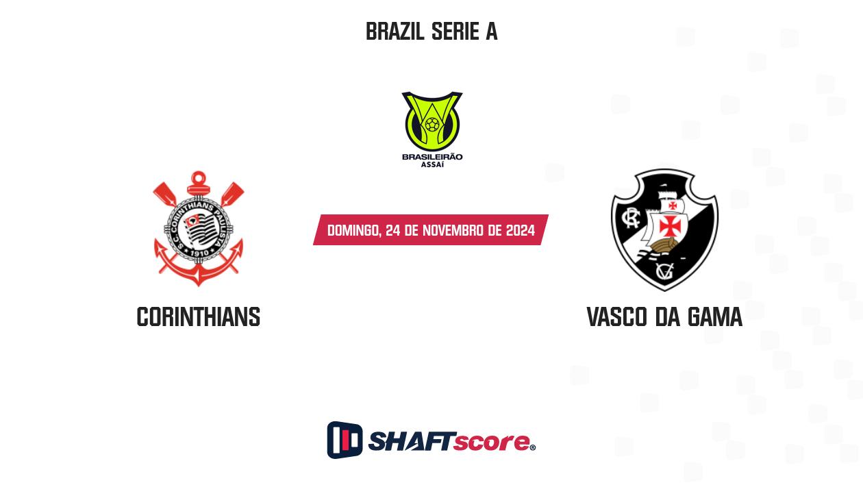 Palpite: Corinthians vs Vasco da Gama