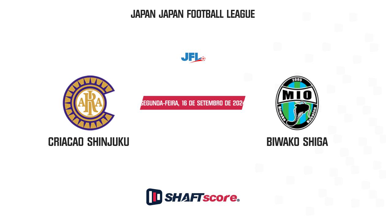 Palpite: Criacao Shinjuku vs Biwako Shiga