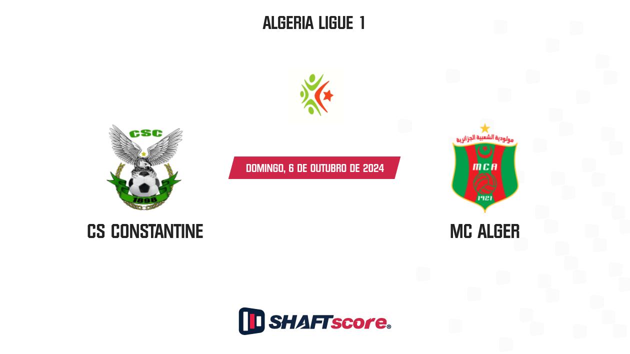 Palpite: CS Constantine vs MC Alger