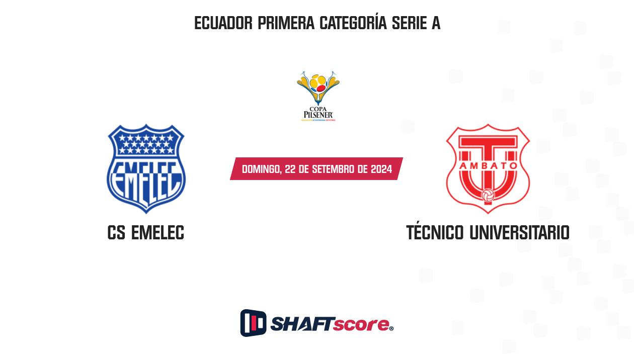 Palpite: CS Emelec vs Técnico Universitario