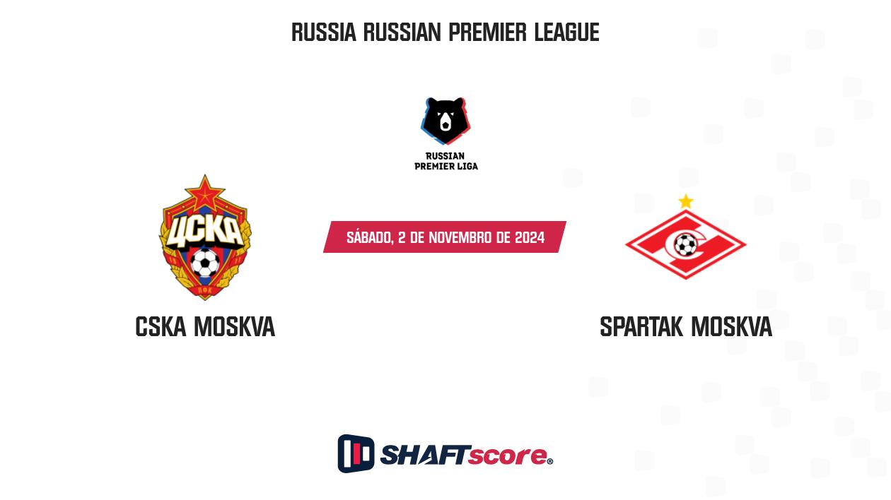 Palpite: CSKA Moskva vs Spartak Moskva