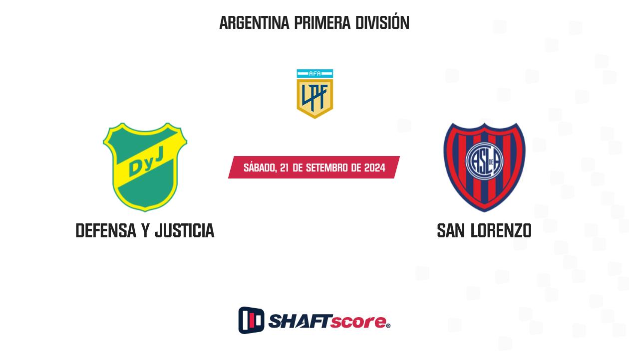 Palpite: Defensa y Justicia vs San Lorenzo