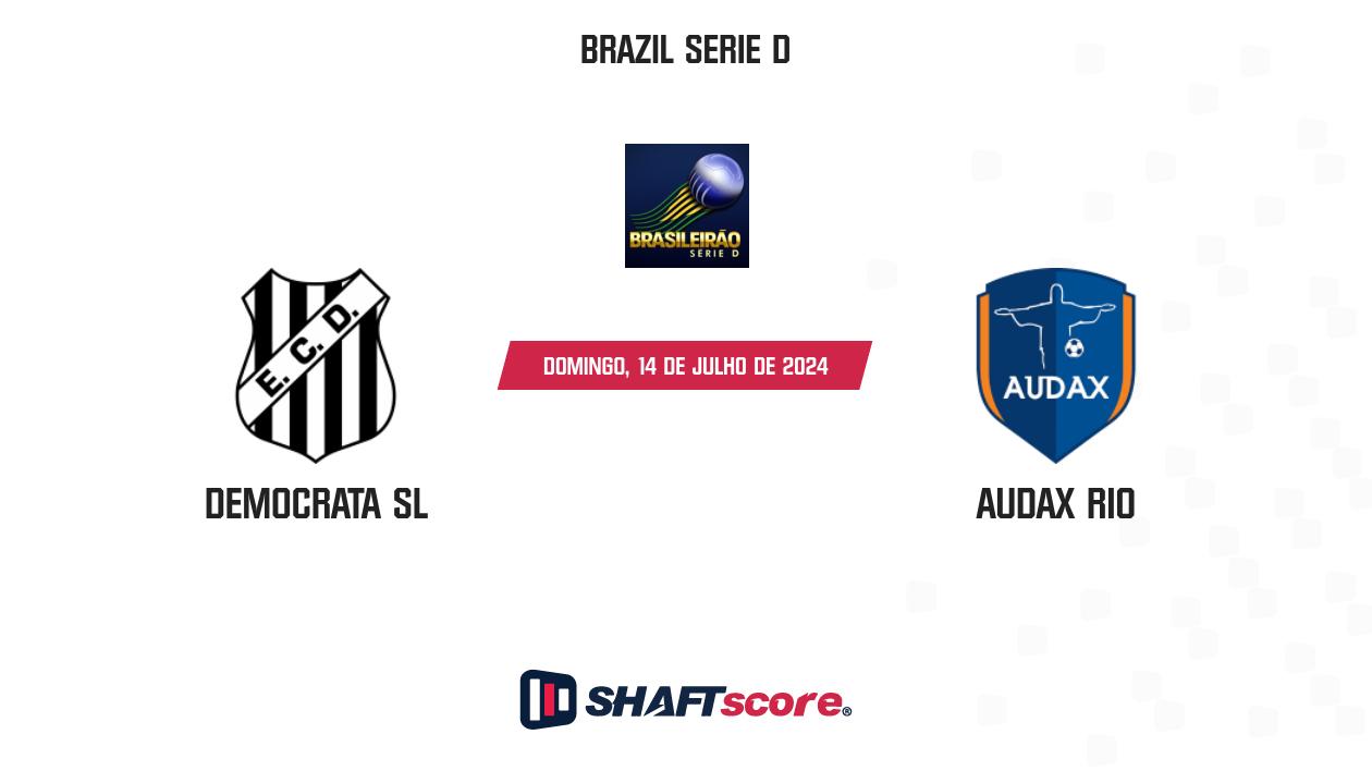 Palpite: Democrata SL vs Audax Rio