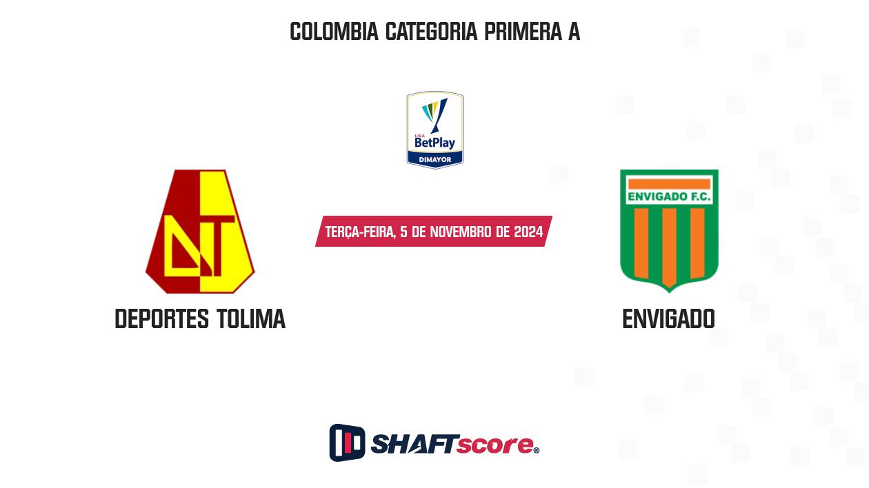 Palpite: Deportes Tolima vs Envigado