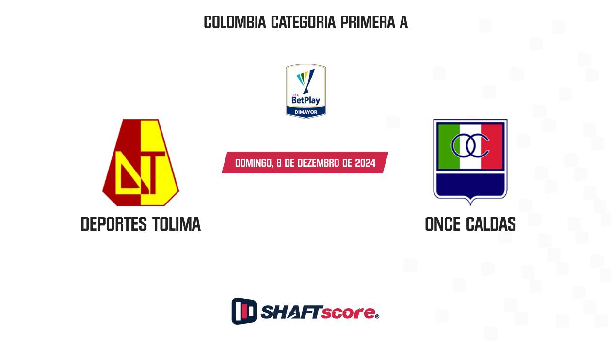 Palpite: Deportes Tolima vs Once Caldas