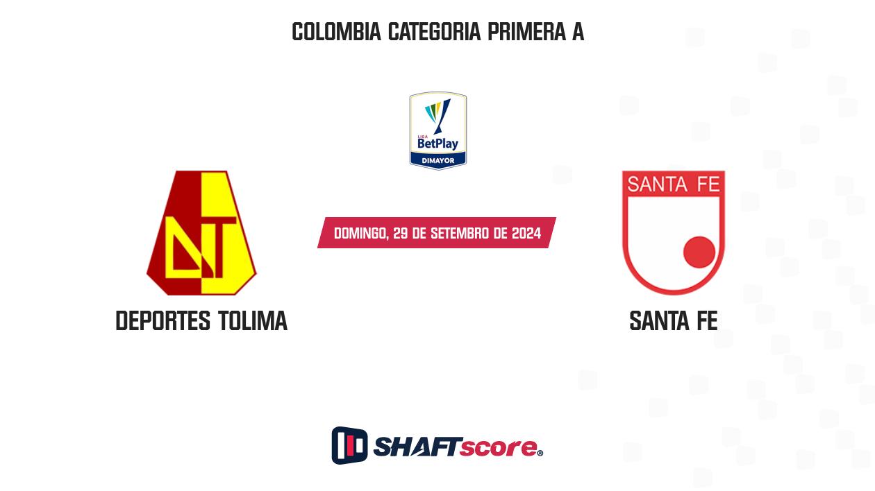 Palpite: Deportes Tolima vs Santa Fe