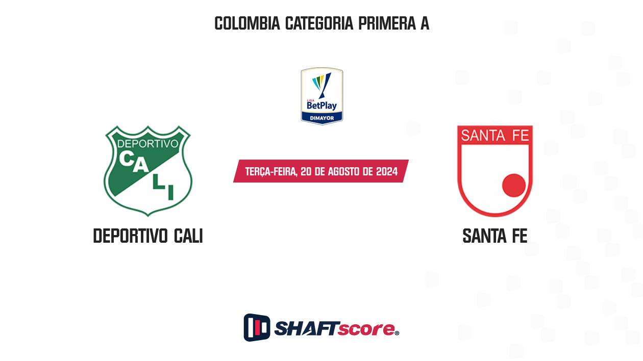 Palpite: Deportivo Cali vs Santa Fe